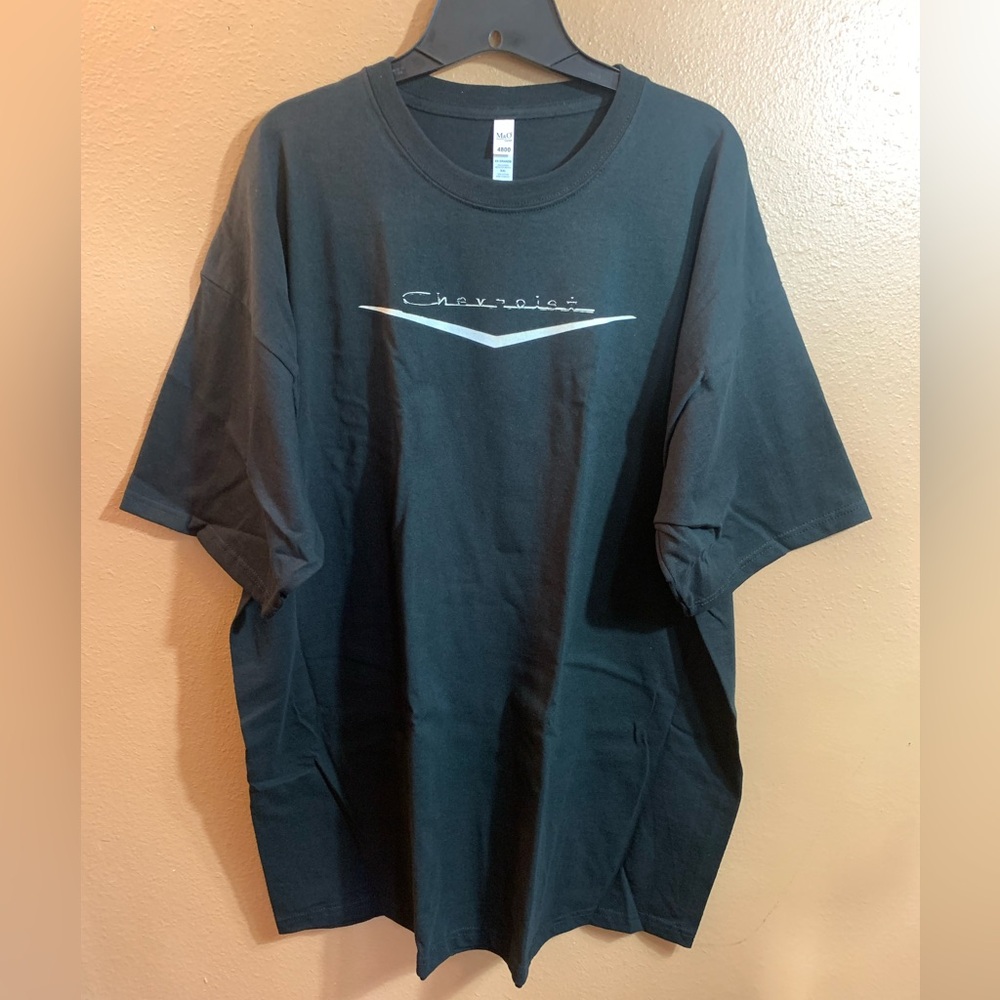 Black Chevrolet Logo Graphic Mens T-Shirt - XXL